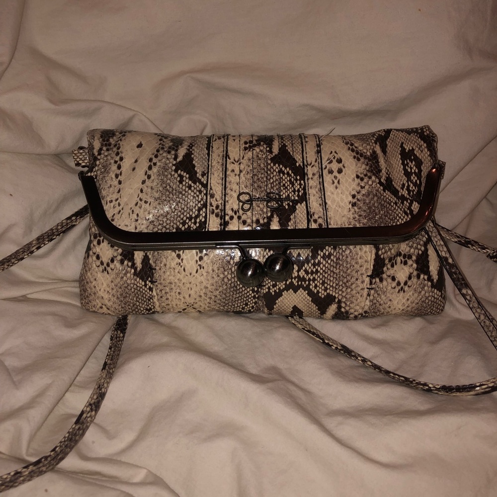Jessica Simpson snake skin purse